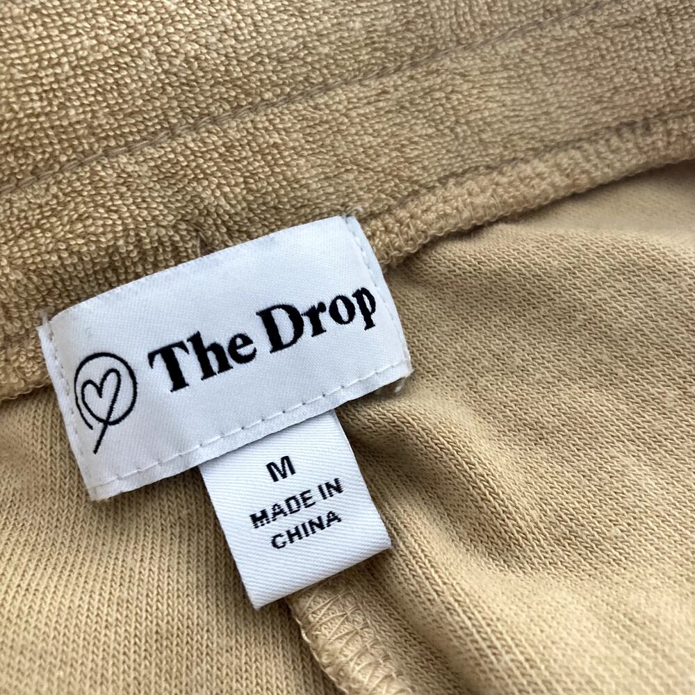 The Drop Utility Towel Terry Pull On Shorts Sand Tan Medium - Picture 4 of 5